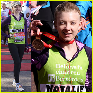 Game of Thrones' Natalie Dormer Runs London Marathon for Charity!