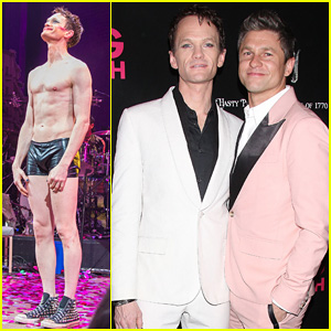 Neil Patrick Harris Gets Support From Partner David Burtka at Opening Night of 'Hedwig and the Angry Inch'!