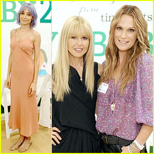 Nicole Richie Continues to Rock Purple Hair at Baby2Baby Mother's Day Celebration!