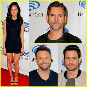 Olivia Munn Attends WonderCon with Her Hunky 'Evil' Co-Stars!