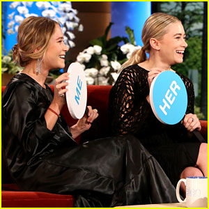 Olsen Twins Play Game of 'Mary-Kate or Ashley?' on 'Ellen'!