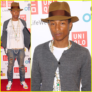 Pharrell Williams Doesn't Disappoint in His Signature Hat at 'I Am Other' Collection Launch!