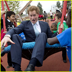 Prince Harry Playing with Kids at a Playground Is the Most Adorable Sight!