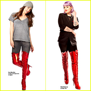 Sara Bareilles & Kelly Osbourne Put on Their 'Kinky Boots' for Charity! (Exclusive Video)