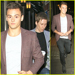 Tom Daley's Perfect 10 Is a Dapper Dustin Lance Black on Date Night!
