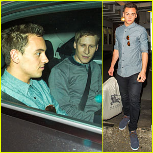 Tom Daley & Dustin Lance Black Are the Perfect 'Celebrity Juice' Blend!