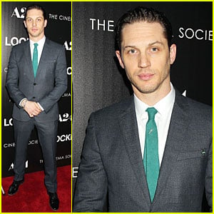 Tom Hardy Stands Out in Green Tie at 'Locke' Premiere!