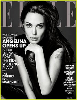 Angelina Jolie Discusses 'Real, Deep' Relationship with Brad Pitt & Casting Her Kids in 'Maleficent' to 'Elle'