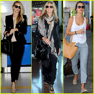 Bye Bye, Cannes! Rosie Huntington-Whiteley, Heidi Klum & More Fly Out of France