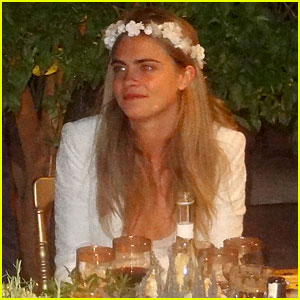 Cara Delevingne Dons Floral Crown for Sister Poppy's Second Wedding in Morocco!