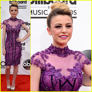 Cher Lloyd Sparkles in Purple at the Billboard Music Awards 2014