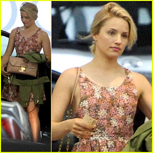 Dianna Agron Braves the Los Angeles Heat for Lunch!