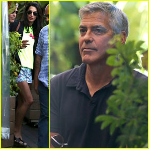 George Clooney & Amal Alamuddin Celebrate Their Engagement Surrounded By Celebrity Friends!