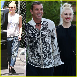 Gwen Stefani & Gavin Rossdale Coordinate Oufits for Friend's Wedding!