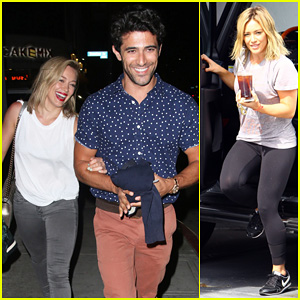 Hilary Duff Hits the Town with Stylist Marcus Francis: Get Details On Her New Hairdo!