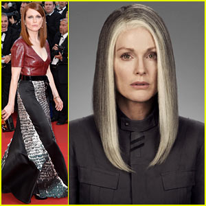 Julianne Moore as President Coin in 'Hunger Games: Mockingjay': First Look Pics!