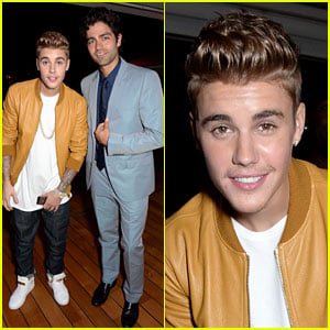 Justin Bieber Drops the 'Entourage' While Meeting Adrian Grenier