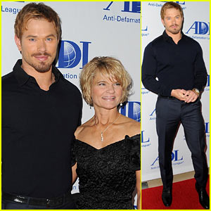 Kellan Lutz & His Mom Support Several Good Causes Before Celebrating Mother's Day!