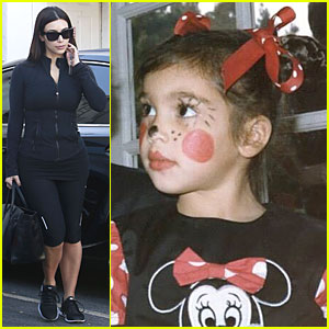 Kim Kardashian Posts Adorable Pic of Herself as Minnie Mouse!
