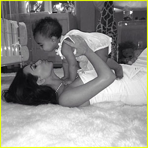 Kim Kardashian Celebrates Her First-Ever Mother's Day with New Photo of North!