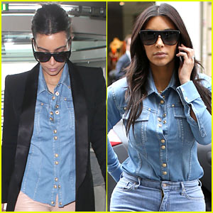 Kim Kardashian Repeats Same Shirt Two Days in a Row After Shopping for Wedding Dresses