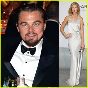 Leonardo DiCaprio & Toni Garrn Help Raise Money at Cannes' amfAR Gala 2014