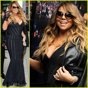 Mariah Carey Rocks Form-Fitting Dress for 'Letterman' Visit!