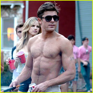 Shirtless Zac Efron Is Taking Over Movie Theaters in 'Neighbors'!