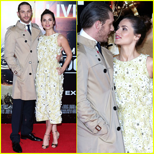 Tom Hardy Supports Girlfriend Charlotte Riley at 'Edge of Tomorrow' London Premiere!