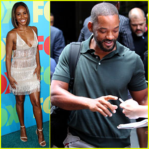 Will Smith Joins Wife Jada in New York City for Fox Upfronts!