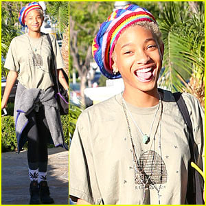 Willow Smith Wears Socks with Marijuana Leaves on the Front