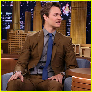 Ansel Elgort Taps Away on 'The Tonight Show' - Watch Now!