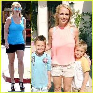 Britney Spears & Her Boys Are Ready for Summer!