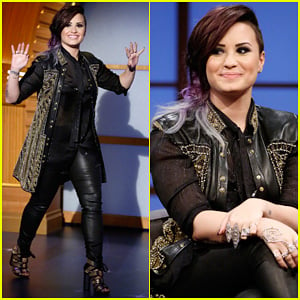 Demi Lovato Visits 'Late Night with Seth Meyers,' Believes Aliens & Mermaids Are Real!