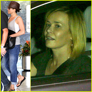 Jennifer Aniston Gets Pampered After Dining with Chelsea Handler