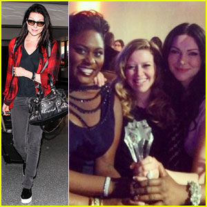 Laura Prepon Heads to the Airport After 'Orange is the New Black' Wins Critics' Choice Award!