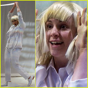 Lena Dunham Performs Interpretive Dance to Sia's 'Chandelier' on 'Late Night' - Watch Now!