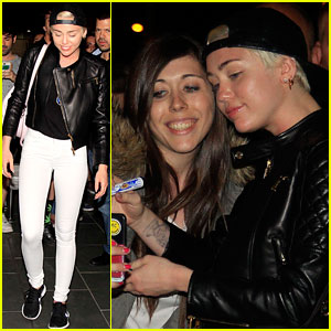 Miley Cyrus Jets Out of Barcelona After Posting Topless Photos | Miley