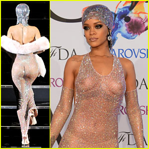 Rihanna's Stylist Talks Her 'So Naked' Dress at CFDA Awards!