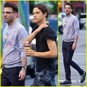 Zachary Quinto & Boyfriend Miles McMillan Are Still Going Strong in NYC!