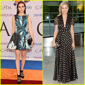 Zoey Deutch & Brie Larson Get Dressy For CFDA Awards 2014