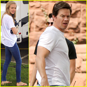 Mark Wahlberg & Amanda Seyfriend Arrive on Set for First Day of 'Ted 2' Filming!