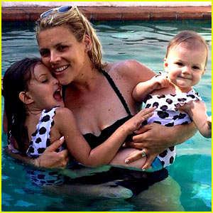Busy Philipps Shares the Cutest Family Pool Pic Featuring Daughters Birdie & Cricket!