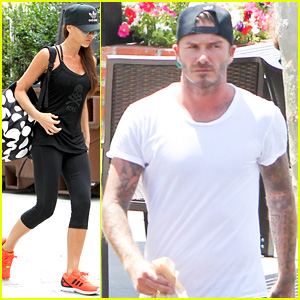 David & Victoria Beckham Are All About SoulCycle Class