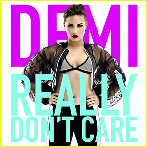 Demi Lovato Rocks Sports Bikini Top for 'Really Don't Care' Cover Art!