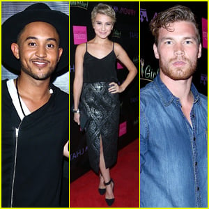 Baby Daddy's Derek Theler & Chelsea Kane Support Tahj Mowry at Hollywood Concert