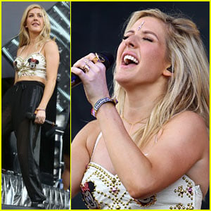 Ellie Goulding Brings Some Joy to Wireless Festival 2014!