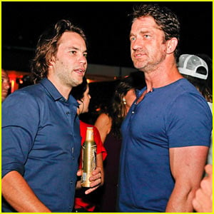 Gerard Butler & Taylor Kitsch Hang Out in Brazil During World Cup Party!