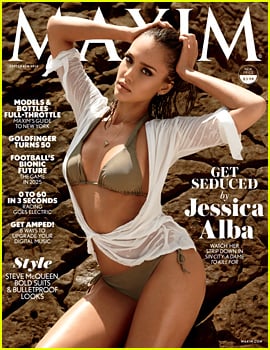 Jessica Alba Puts Her Unbelievable Bikini Body on Display for 'Maxim' September 2014