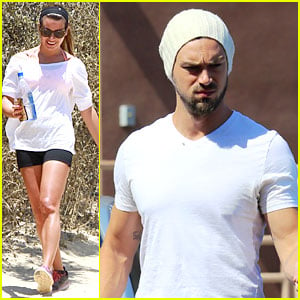 Lea Michele Goes Hiking, Boyfriend Matthew Paetz Uses Her Car